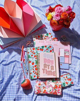 Strawberry Fields Rough Draft Large Notebook