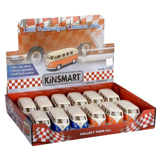 1962 VW Classic Bus 5" Diecast Pull Back