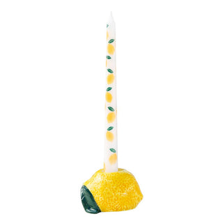 Lemon Taper Dinner Candles - 2 Pack