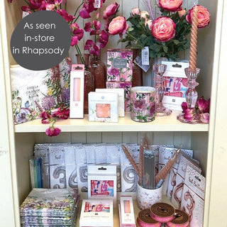 Pink Glass Candle Holder