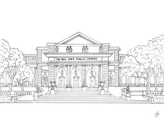 Color New York City Coloring Book