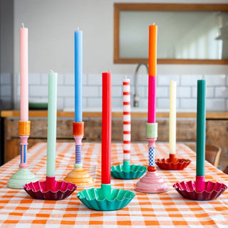 Blue Dinner Candles