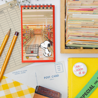 Snoopy Grocery Mini Notebook