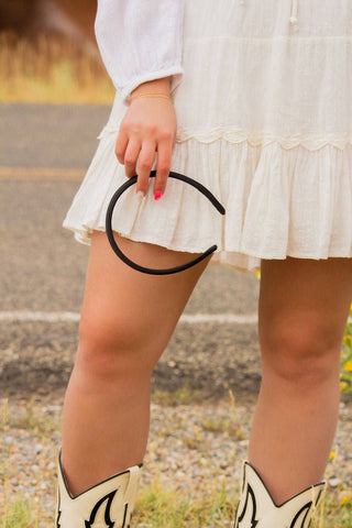 Thin Satin Headband
