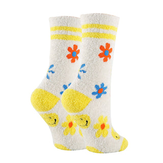 Happy Times | Women's Funny Soft Fuzzy Socks