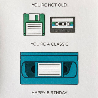 Analogue Birthday Greeting Card