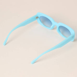 Bold Colored Rectangular Sunglasses