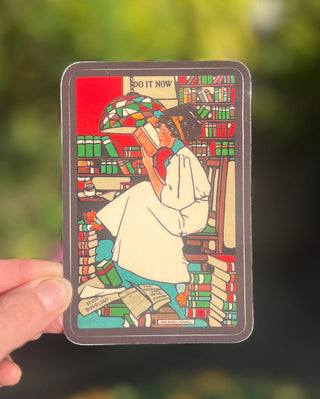 Belle of the Library Sticker