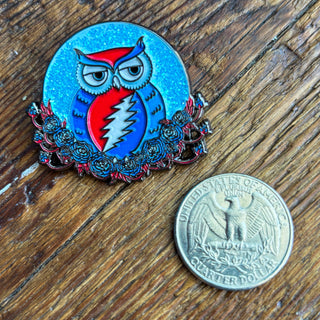 Grateful Dead Owl Pin