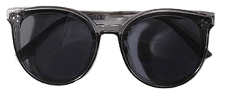 Round Frame Thin Arm Sunglasses