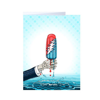 Grateful Dead Rocket Pop Greeting Card