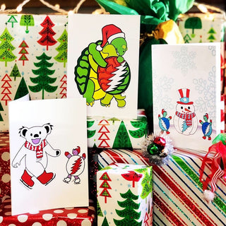 Grateful Dead Holiday Hugging Terrapins Greeting Card
