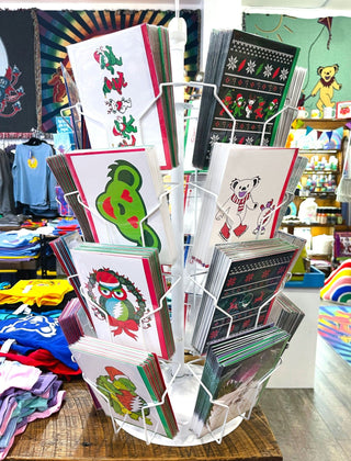 Grateful Dead Ice Skating Bear & Terrapin Greeting Card