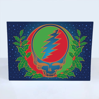 Grateful Dead Steal Your Holly Greeting Card