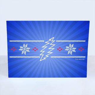 Grateful Dead Winter Bolt Greeting Card