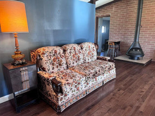1970s Floral Grandma Couch Sofa