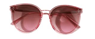 Round Frame Thin Arm Sunglasses