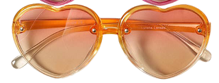 Kids Heart Gradient Sunglasses