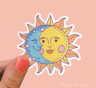 Sun & Moon, Cosmic Vinyl Sticker
