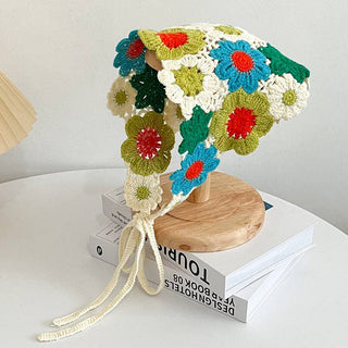 Handmade Woven Flower Bandana