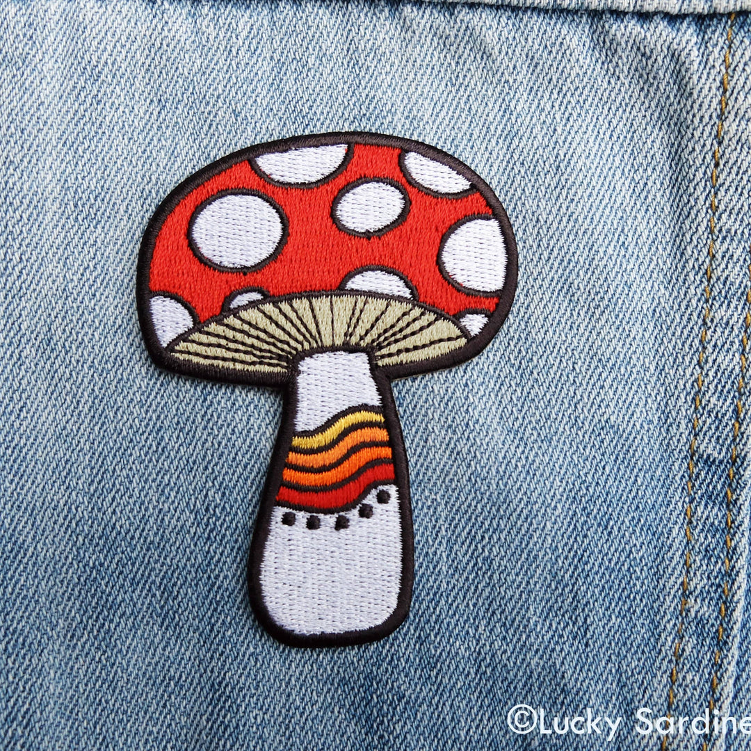 Iron on Patch: Mushroom