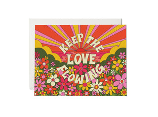 Keep the Love Flowing Greeting Card