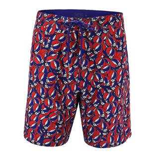 Grateful Dead All Over Steal Your Face Board Shorts | Little Hippie
