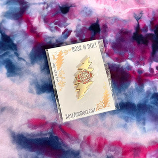 Grateful Dead Rose Bolt Pins | Little Hippie