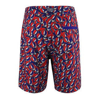 Grateful Dead All Over Steal Your Face Board Shorts | Little Hippie
