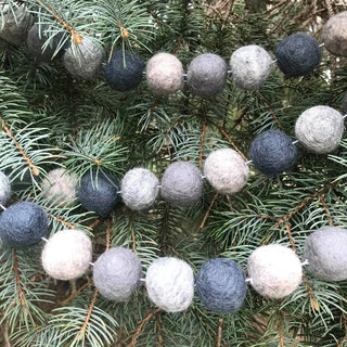 Grey Balls Garland