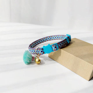 Cat Collar with Bell Blue