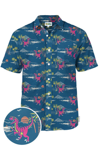 Men's Prehistoric Party Hawaiian Shirt