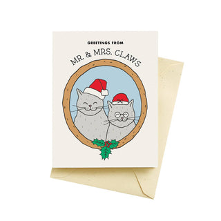 Mr. & Mrs. Claws Holiday Cards