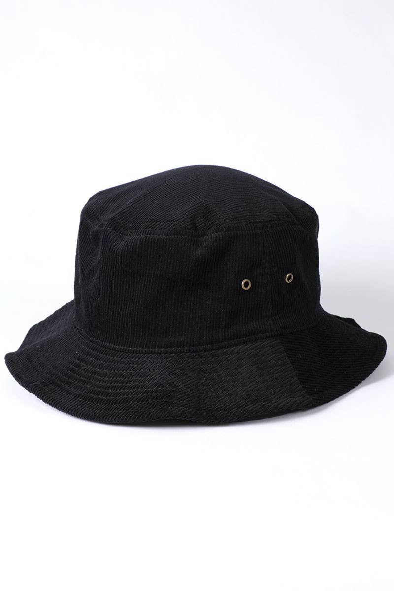 Foldable Corduroy Short Brim Bucket Hat – Little Hippie