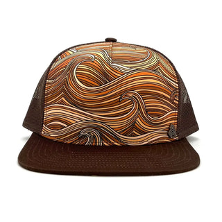 Coffee Waves Trucker Hat