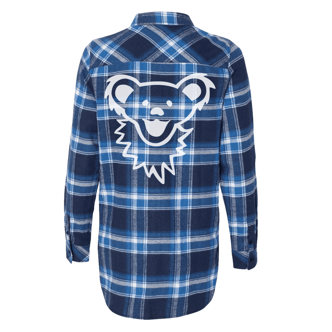 Grateful Dead Womens Dancing Bear Face Flannel – Little Hippie