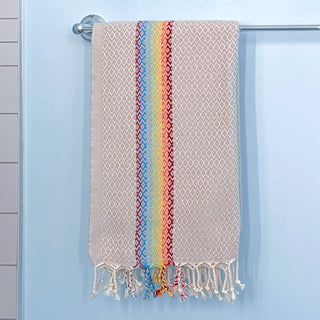 Pride Rainbow Turkish Towel Throw