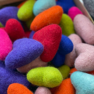 Wool Heart Pet Toy