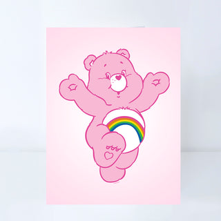 Care Bears Cheer Bear Greeting Card | Little Hippie