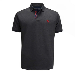 Phish Donut Dry Fit Polo Charcoal | Little Hippie