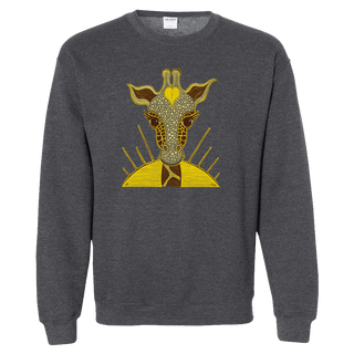 Love Giraffe Adult Crewneck Sweatshirt | Little Hippie