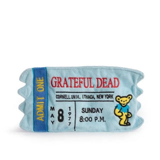 Grateful Dead Cornell Concert Ticket Dog Toy