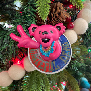 Grateful Dead Peace Bear Ornament