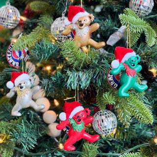 Grateful Dead Santa Bear Christmas Tree Ornaments SHIPS MID OCTOBER