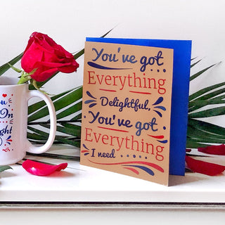 Sugar Magnolia Everything Delightful Greeting Card | Little Hippie