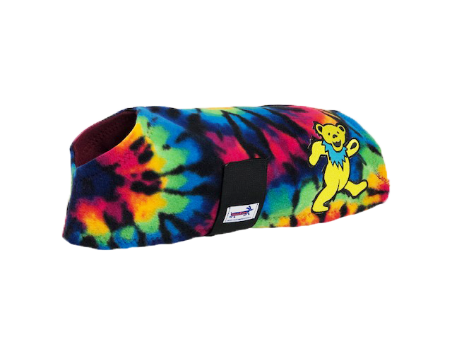 Grateful Dead Dancing Bear Hippie Tie Dye Fleece Dog Coat