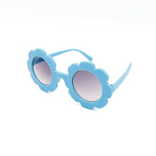Kids Flower Sunglasses Blue