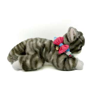 Cat Collar with Bow & Pink Stripe