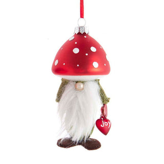 Mushroom Gnome Head Ornaments