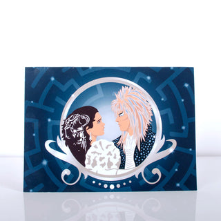 Jim Henson's Labyrinth Movie "Sarah & Jareth Dance" Greeting Card | Little Hippie